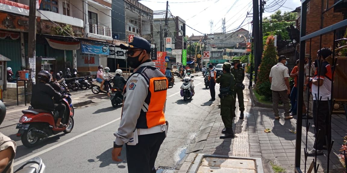 podiumnews.com-Sembilan Warga Terjaring Operasi Yustisi di Denpasar Ditindak Tegas